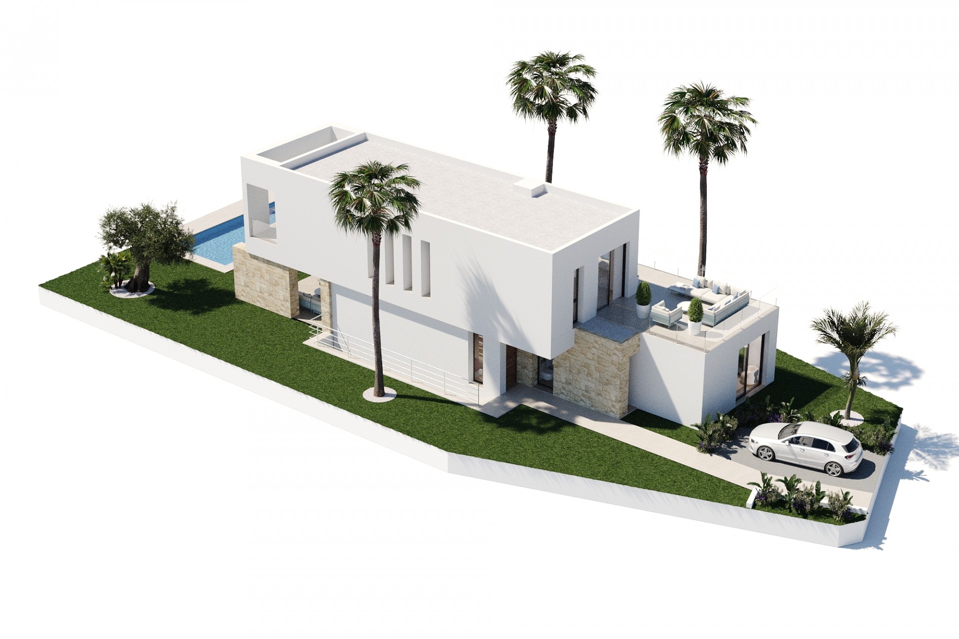 New - Detached Villa - Finestrat - Sierra Cortina - Golf Bahia