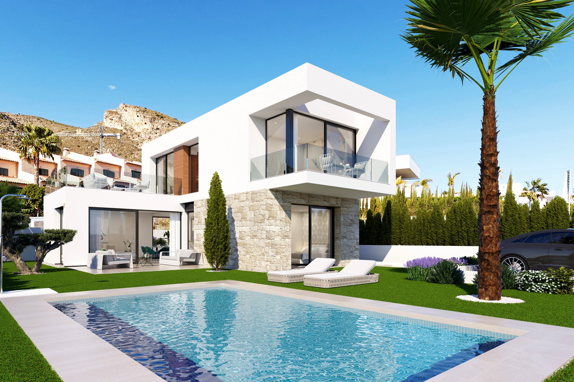 New - Detached Villa - Finestrat - Sierra Cortina - Golf Bahia