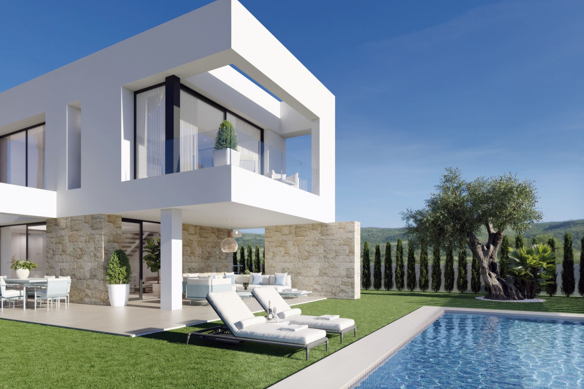 New - Detached Villa - Finestrat - Sierra Cortina - Golf Bahia