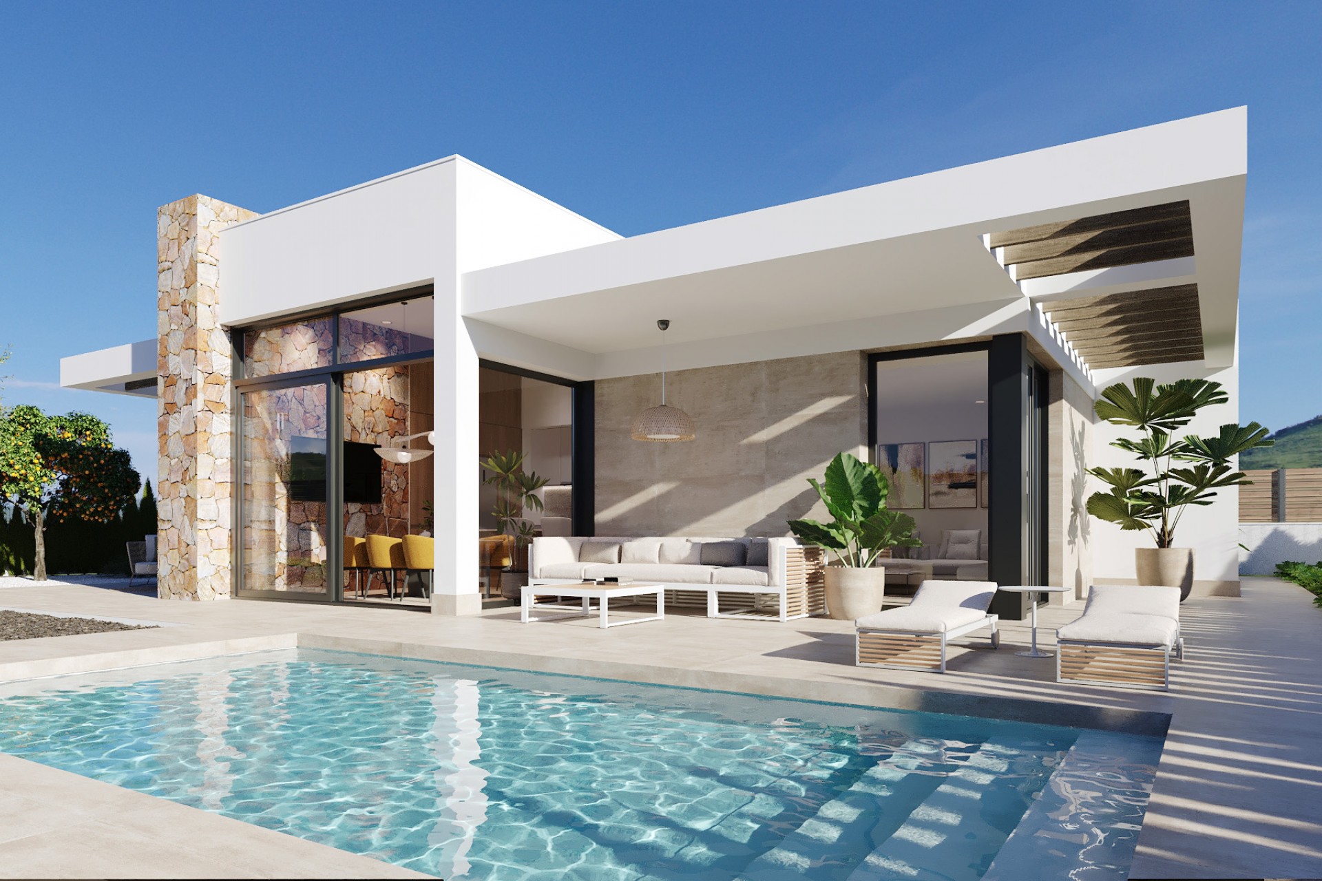 New - Detached Villa - Fuenté Alamo - Hacienda del Alamo Golf Resort