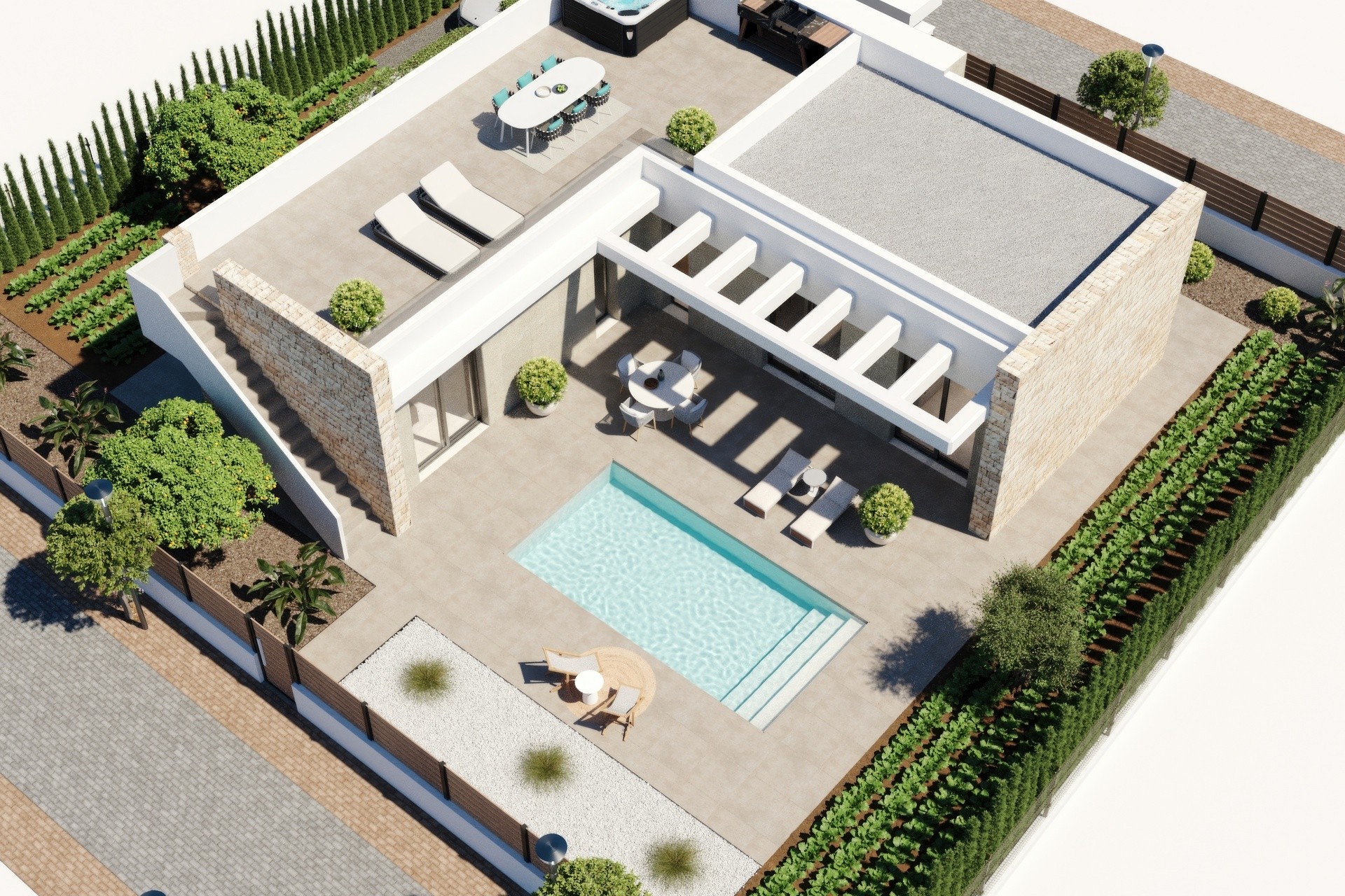 New - Detached Villa - Fuenté Alamo - Hacienda del Alamo Golf Resort