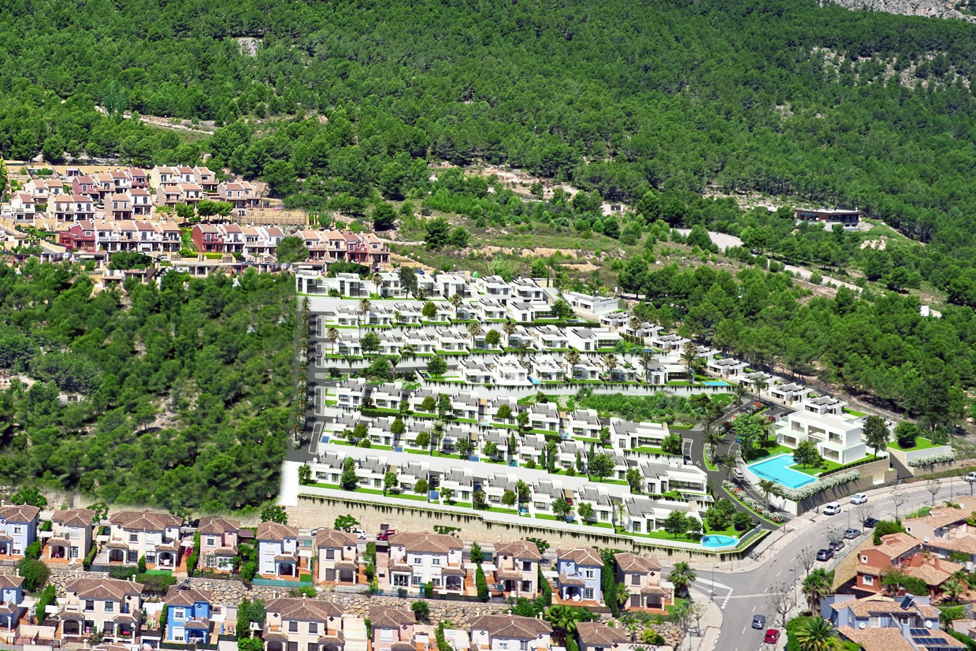New - Detached Villa - Polop - Polop - Town