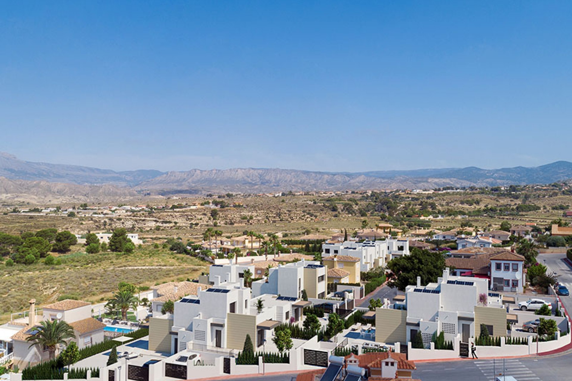 New - Semi Detached Villa - Busot - Urb Valle Dorado