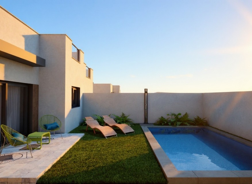 New - Semi Detached Villa - Mazarrón - Mazarrón - Country