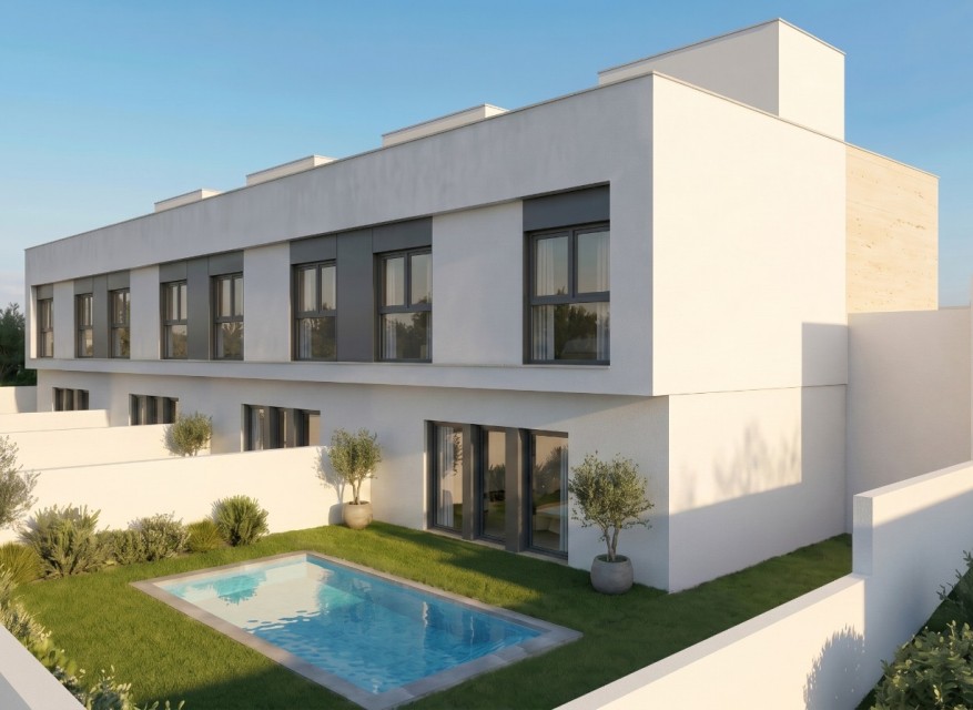 New - Semi Detached Villa - Mazarrón - Playa Negra