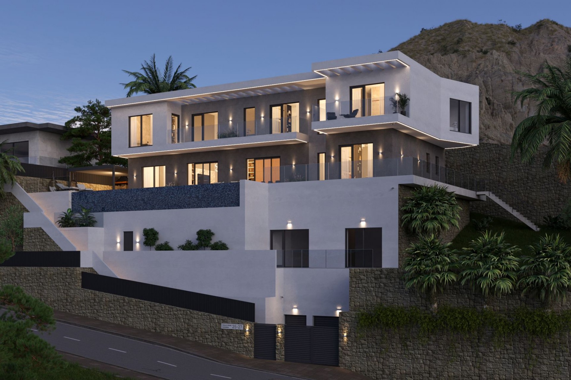 Nieuw - Vrijstaande Villa - Finestrat - Finestrat - Stad