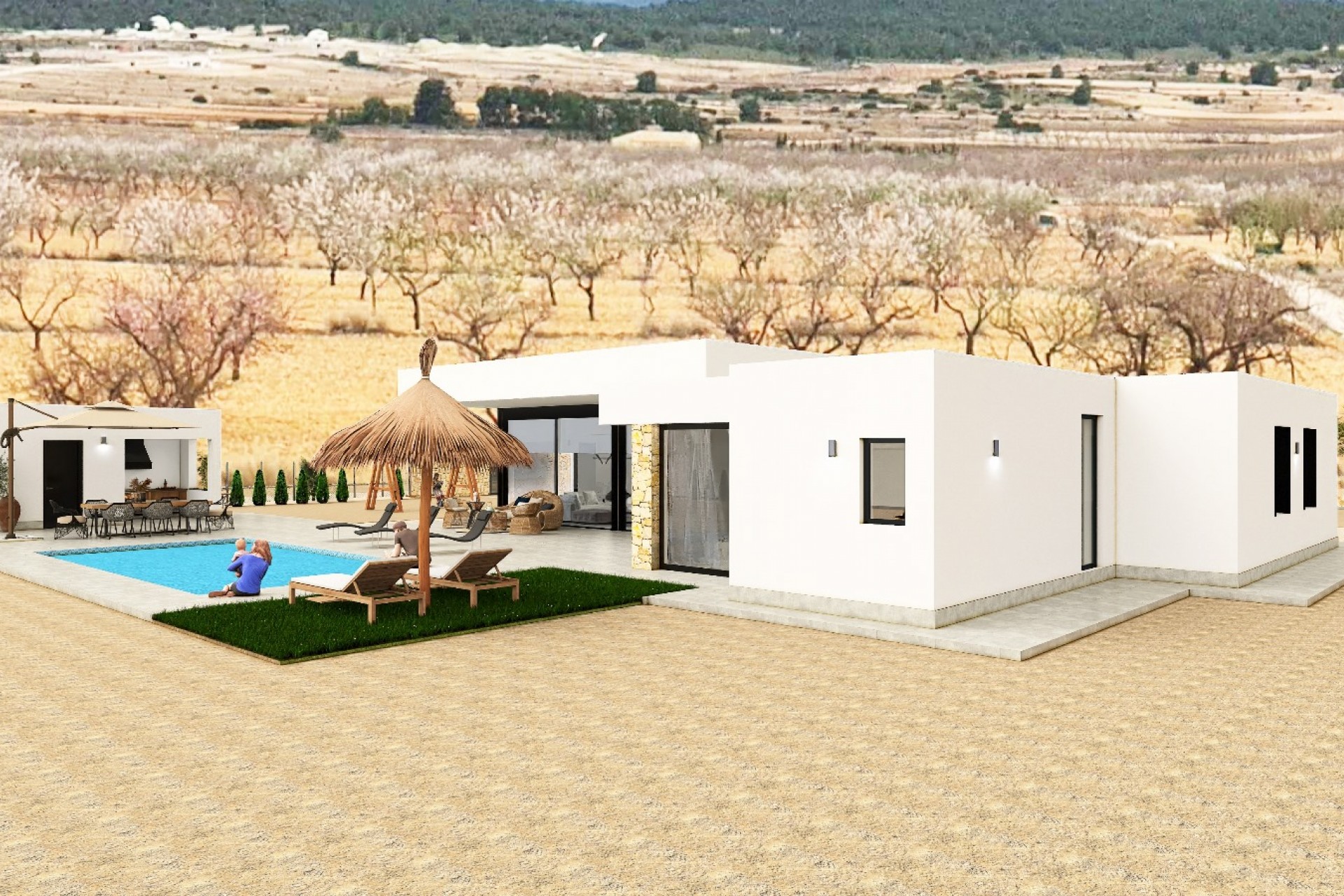 Nieuw - Vrijstaande Villa - Pinoso - Pinoso - Veld