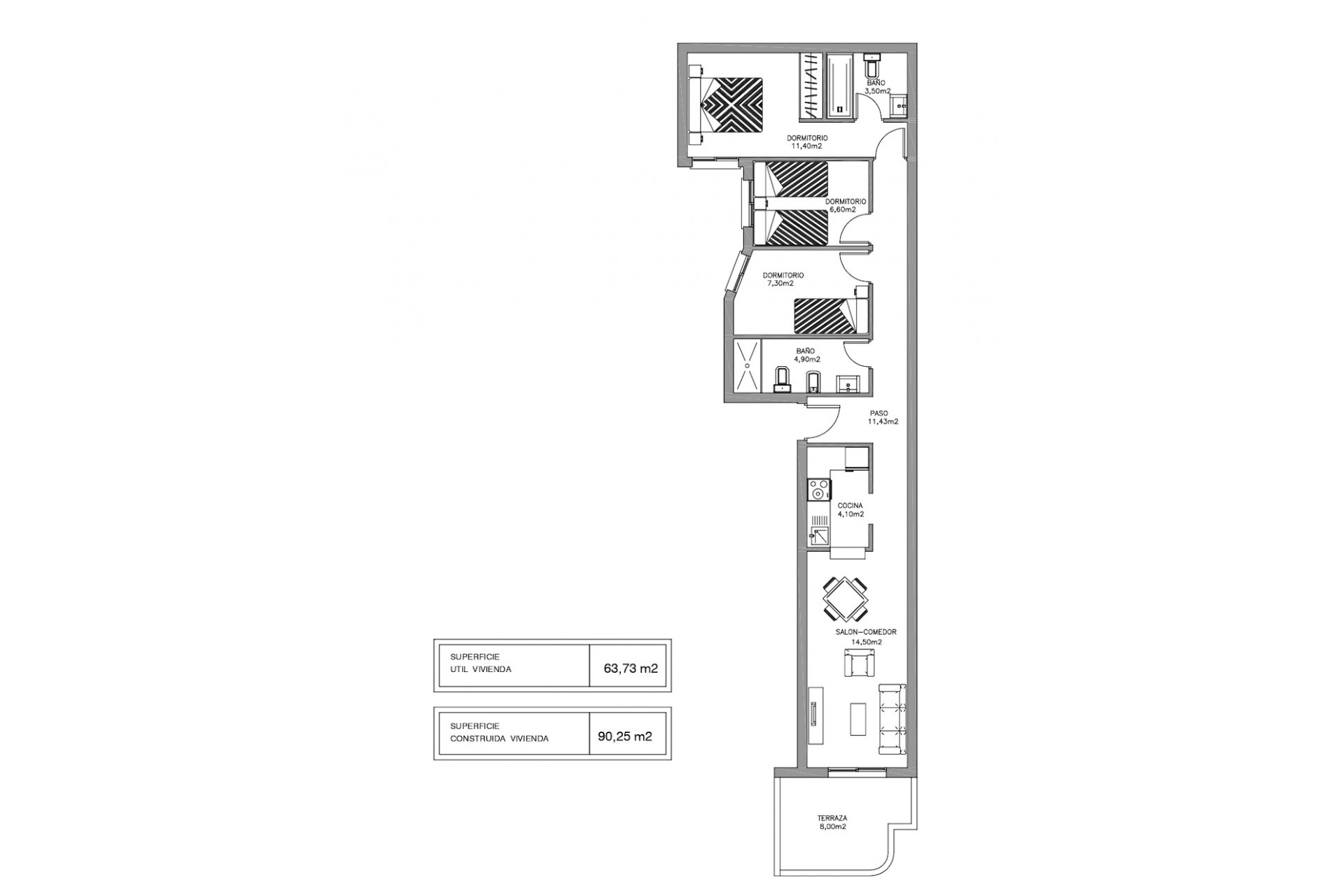Videresalg - Leilighet - Torrevieja - Playa Los Naufragos