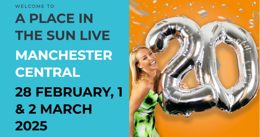 If you were unable to visit us in Bristol to buy a house in Spain, we look forward to seeing you at the next edition of A Place in the Sun Live in Manchester Central