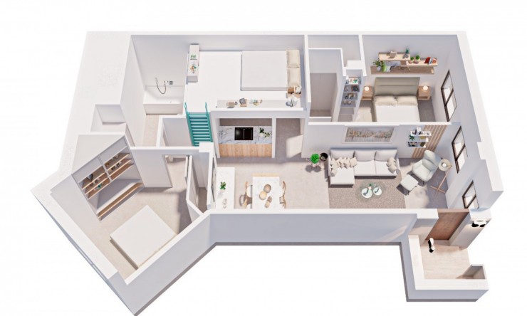 Nouveau - Appartement - Pilar de La Horadada - Pilar de La Horadada - Ville