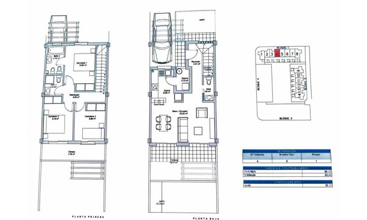 Re-Sale - Townhouse - Ciudad Quesada - Lo Marabu
